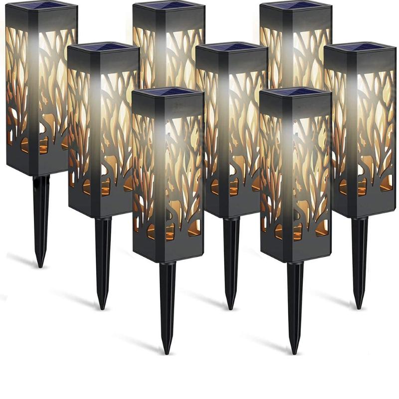 Hollow Led Solar Light Patterned Night Light Waterproof Outdoor Landscape & Garden Decorative Solar Pathway Light