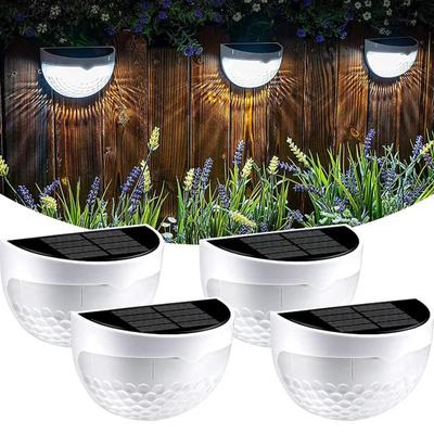 Pack 2-8 Outdoor Solar LED Deck Light Garden Patio Pathway Stair Step Fence Lamp
