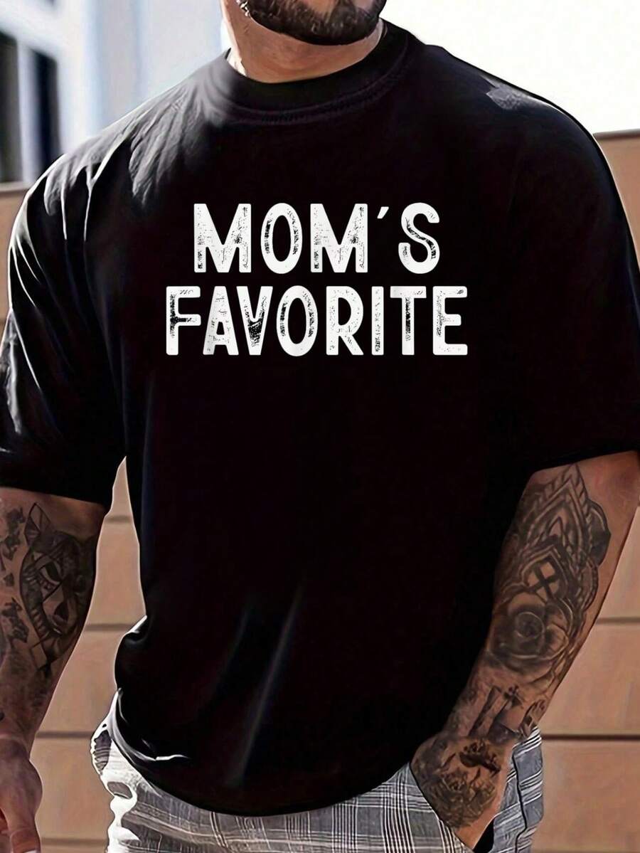Mom s Favorite Fun Unisex Patterned T-Shirt M