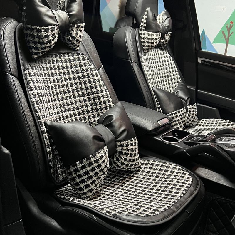 Vier Jahreszeiten Luxus Atmungsaktives Autositzkissen - Stilvoll & Bequem