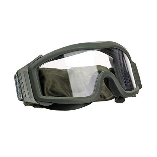 FOCUHUNTER Tactical Sports Lens Easy Lens Adjustable Impact Airsoft Sunglasses Goggles, Glasses, 3-Color Set, Interchangeability, Length, Resistant,