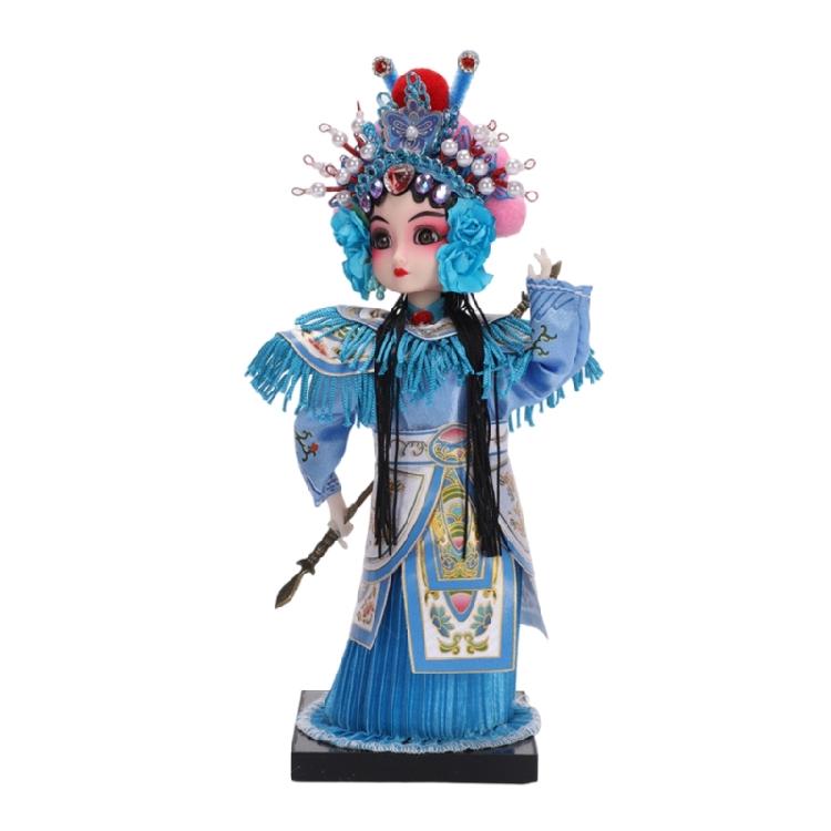 

Элегантная фигурка Пекинской оперы с подставкой Куклы с традиционными китайскими персонажами Марионетка для фестивалей и особых событий