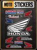FOR HONDA Universal Multi-Purpose Reflective Waterproof Stickers Scratch Conceal For Auto Bike Helmet Mug Fridge DecorationOW3 Vhbm0