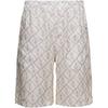 Abstract Print Linen Shorts FB0860-AN0K-F18D0