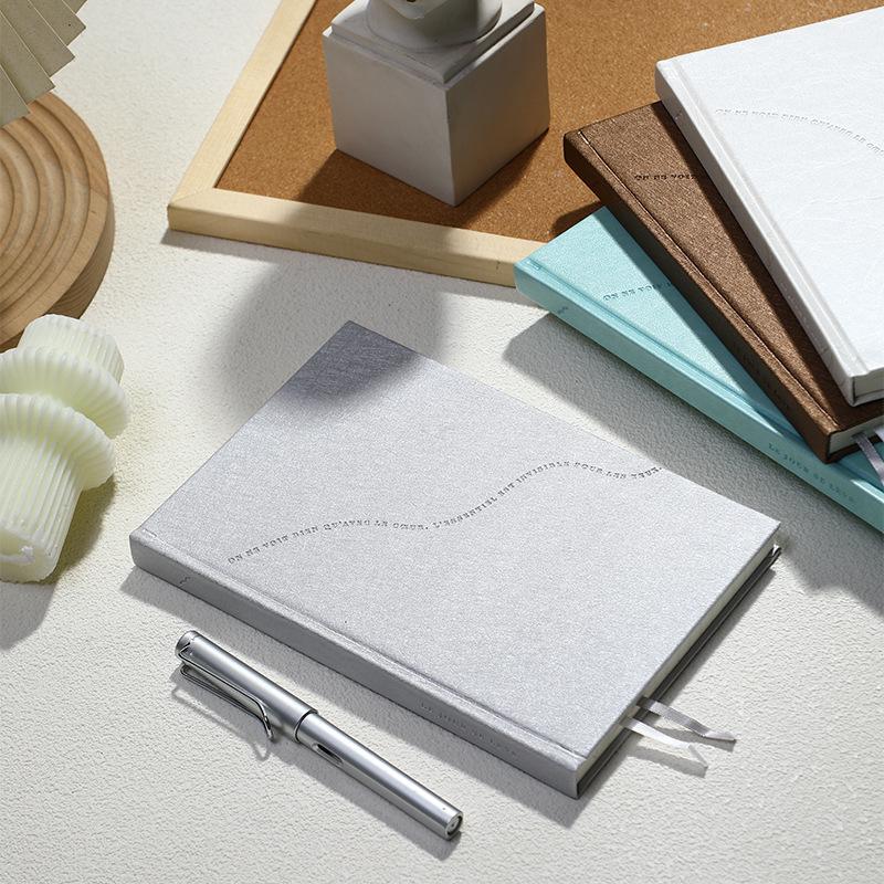 Premium A5 French Grid Notebook with Customizable Logo and Gift Box