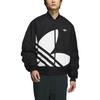 adidas Originals Sports Lifestyle Series Classic Retro Sports Stand Collar Pilot Long Sleeve Jacket Unisex Jacket Black JL8380