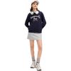 FILA Original Logo Letter Print Comfortable Knit Crewneck Sweatshirt Women sweatshirt Secret-Mirror-Blue F11W519214F-DB