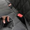 Full Coverage Rear Seat Dog Cover with Durability Fabric and Quilted Padding for Cleaner Car Travel, Hair Control, and Comfortable Resting Space