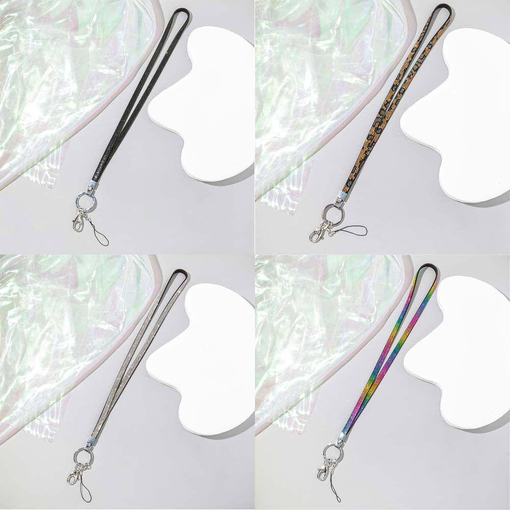 Lanyard Luxury Rhinestone Keys Holder Keychain Lanyard Mobile Phone Straps Neck Strap Phone Lanyard