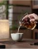 Ru Kiln Large Capacity Ceramic Tea Tasting Cup - Gongfu Tea Set for Home.