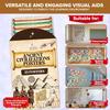 Decorably 15 Ancient Civilizations Posters for Classroom, 11x17in Educational, Matte-Laminated for School Hallways, Bulletin Boards, Home Study Room