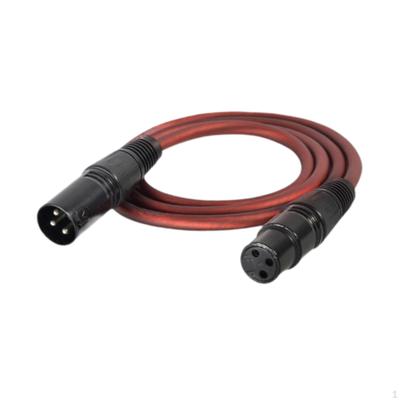 XLR Male To Female Microphone Cable 3-pin Mixers Multiuse Mic Line Audio for Live