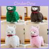 Cute Cartoon Alpaca Plush Toy For Kids Birthday Gift Small Stuffed Animal Collectors Edition