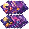 12 Purple Dream Halloween Material Paper Witch Castle Diy Handbook Scrapbook Collage Backing Paper Material