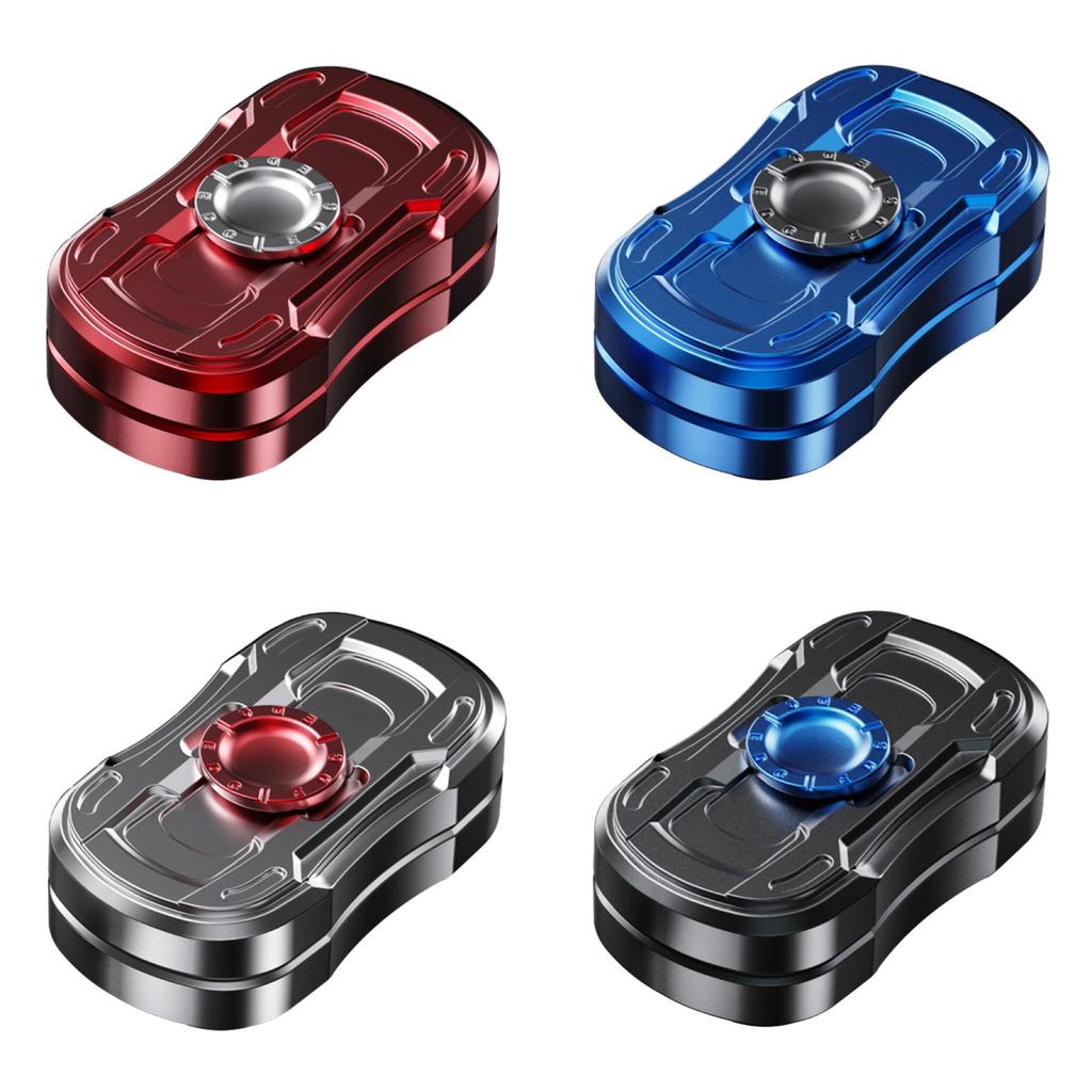 EDC Mechanical Ratchet Fidget Spinner Keychain Toy