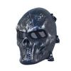 Full Face Skull Warrior Knight Protective Steel Mesh Mask for Halloween