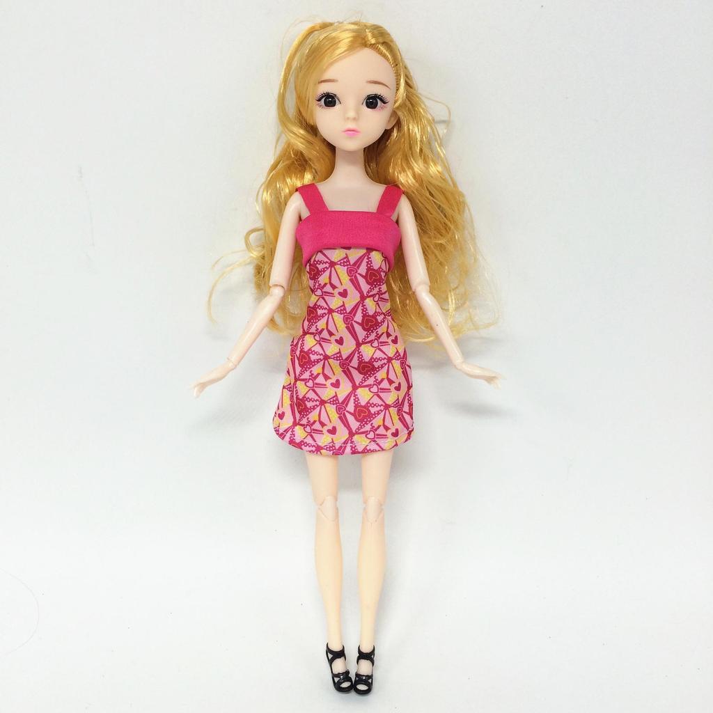 Set Păpușă de Modă: Accesorii 6 piese, 2 ținute, Fustă, Pantaloni, Pantaloni scurți