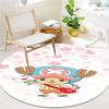 One Piece Tony Tony Chopper Round Area Rug Carpet Rug For Living Room Bedroom Sofa Playroom Decor Nonslip Floor Mat