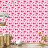 Powder Pink and Coral Flowers Wallpaper for Living Room and Bedroom 50x1000