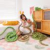 Anti-real Spotted Python Doll Plush Toy Cobra Fake Snake Doll Prank Props Children's Toys