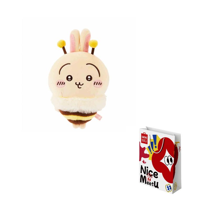 MINISO x Chiikawa Hachiware, Chiikawa, Usagi Sakura Season Bee Dolls Plush Doll Trumpets High Doll