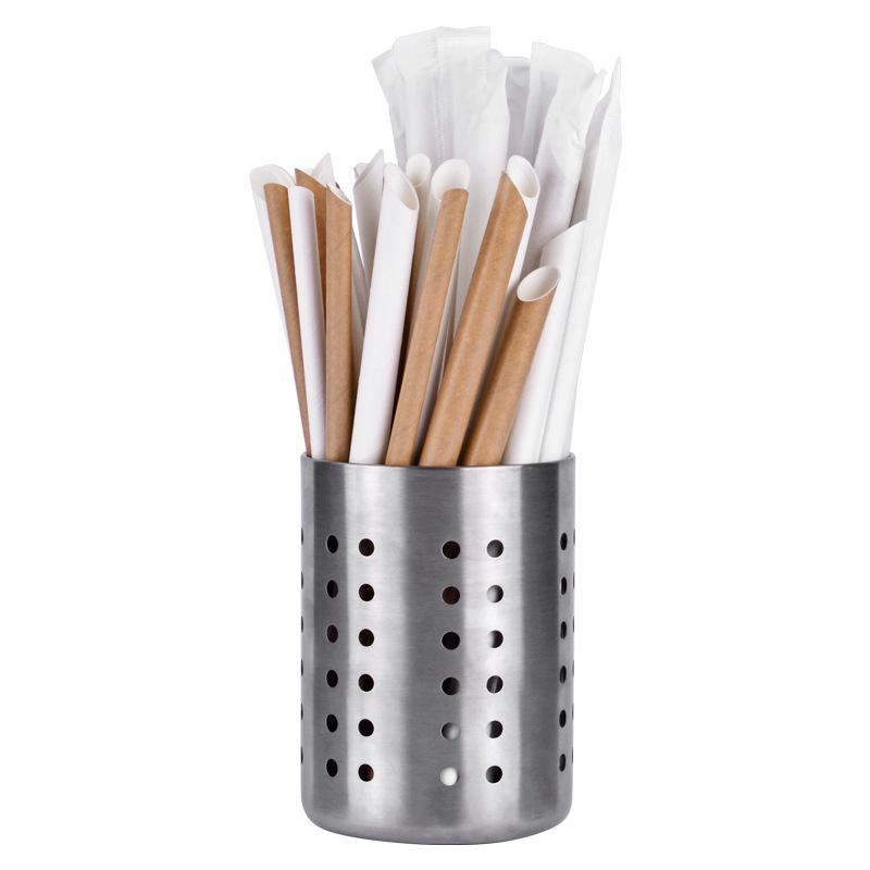 Disposable Transparent Thick PLA Pearl Milk Tea Straws with Independent Packaging