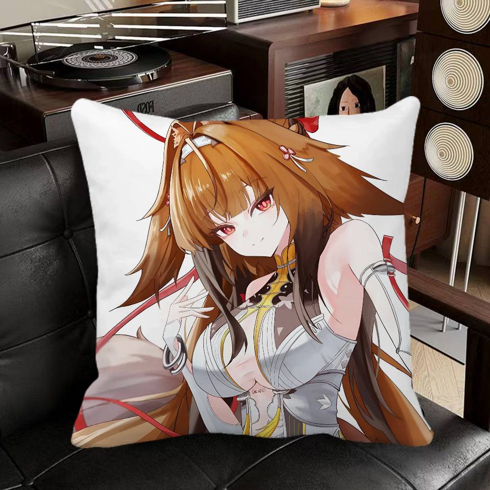 Ye Shunguang Zenless Zone Zero Game Pillow Case Square Pillow Bedroom Sofa Leisure Comfort Cushion Car Home Decoration