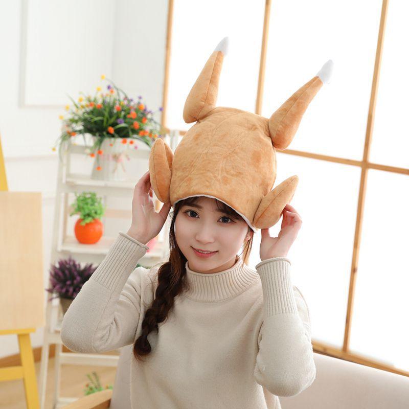 Cute Plush, Cute Chicken Thigh Hood Hat, Plush Hood, Photo Props, Photo Props