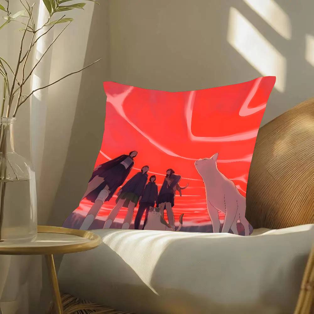Anime Sonny Boy Pillow Case Fashion Square Pillowcase Bedroom Sofa Room Ins Decoration Leisure