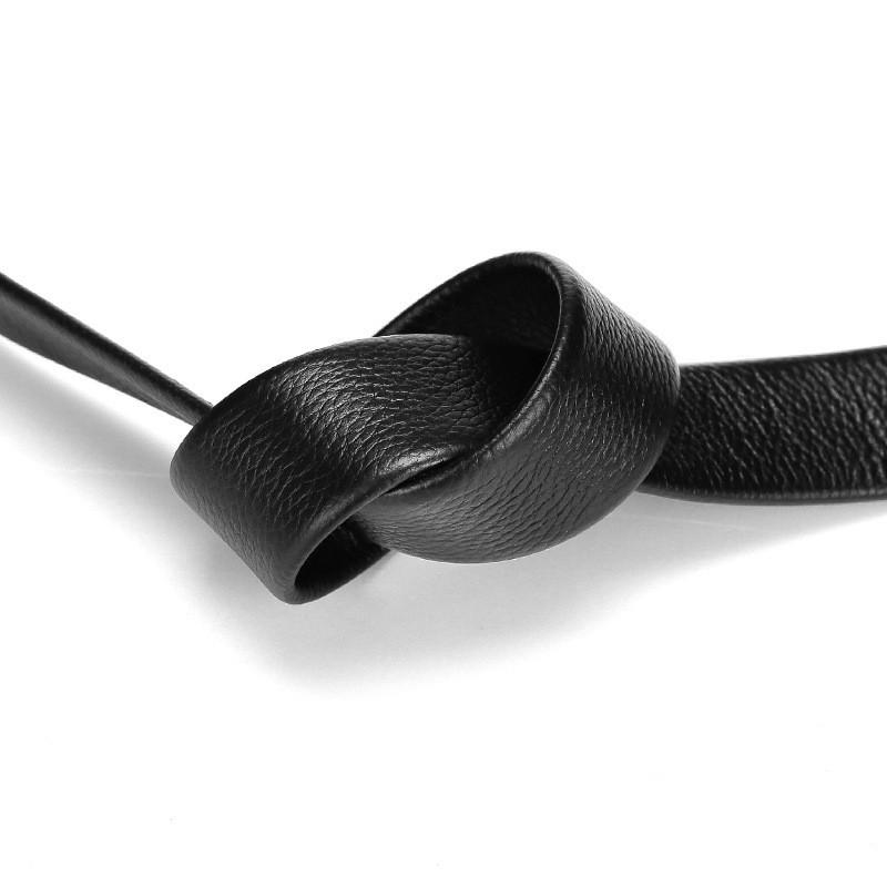 First Layer Cowhide Belt, Buckle-Free Belt, Pig Intestine Belt, Genuine Leather Automatic Buckle Belt 3.5Cm Lychee Pattern Belt