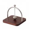 Square Napkin Holder Wooden Foundation and Steel Rounded Corners Table