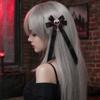 Lace Bow Skull Side Clip Cross Decorative Hair Accessories Cute Ponytail Braid Hair Clip  Halloween