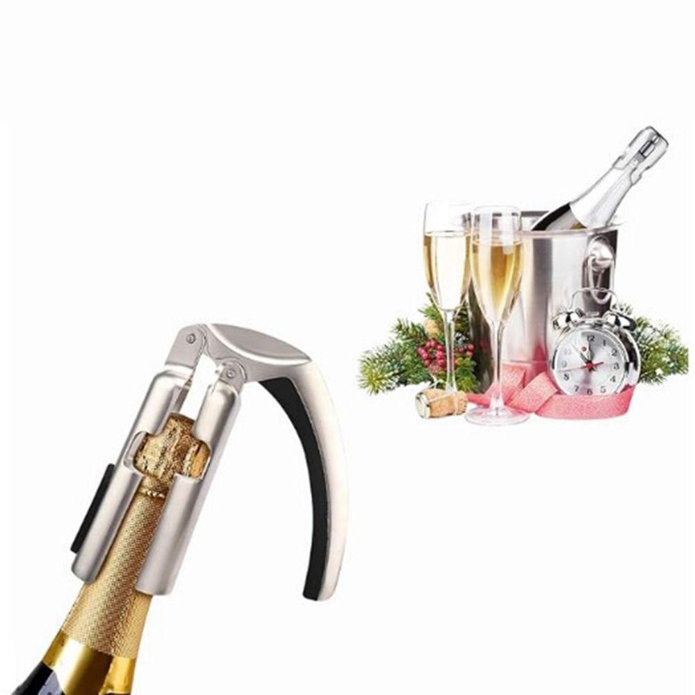 Manico Ergonomico Apribottiglie Champagne Zinco Zinco Lega di Zinco Rimuovi Tappi di Champagne Uso da Bar