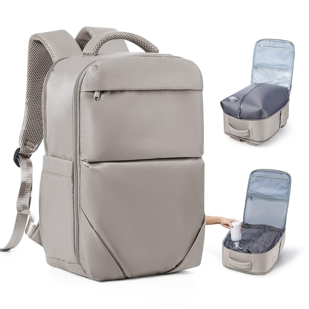 Wanderrucksack mit großem Fassungsvermögen und Vakuum-Kompressionsfach, langlebiges Nylon, ideal für Damen-Reiserucksack, Air-Rucksack