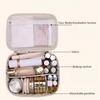 Detachable Cosmetic Bag Storage Organizer Large Capacity Skincare Products Lipstick Eyeshadow Makeup Brushes Makeup Storage Bag