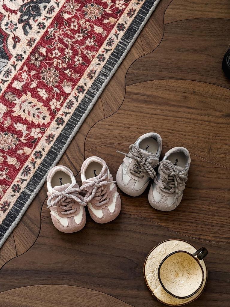 Modische Lauflernschuhe für Kleinkinder aus echtem Leder – Weiche Sohle, Leichte Herbstschuhe