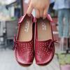 Flat Shoes for Women 2026 Summer Low Top Flat Bottom Comfortable Nursing Shoes Mother Shoe Size 35-44 Loafers Women's Ladies