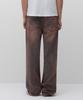 Musinsa Standard Overdyed Wide Denim Pants [Pink Blue]