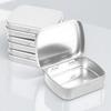 10Pcs Rectangular Iron Box Small Metal Storage Container with Flip Lid for Candy Spice Samples Accessories Sundries Dustproof