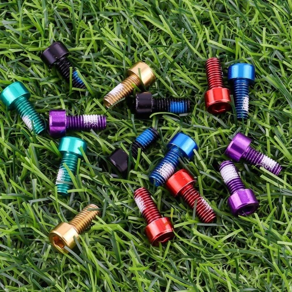 M5×12mm Bike Bottle Cage Screws Ultra-Light Bike Holder Bolts Water Bottle Cage Bolts MTB