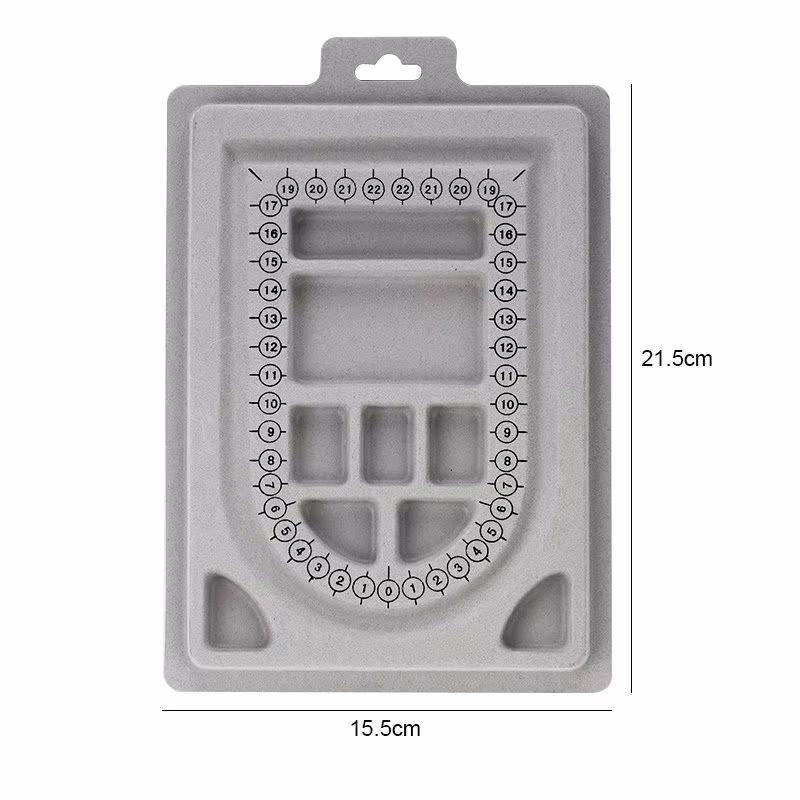 1PCS Bead Board for Jewelry Making Velvet Beading Board Jewelry Design Board for Jewelry Bracelet Making DIY Bracelet Bead Board