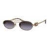 Logo Metal Pilot Sunglasses Women Sunglasses Brown 0MU54ZS-7OE5D153
