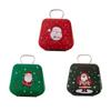 3pcs/set Iron Mini Tinplate Handbag Decorative Snowman Cookie Boxes  New Year