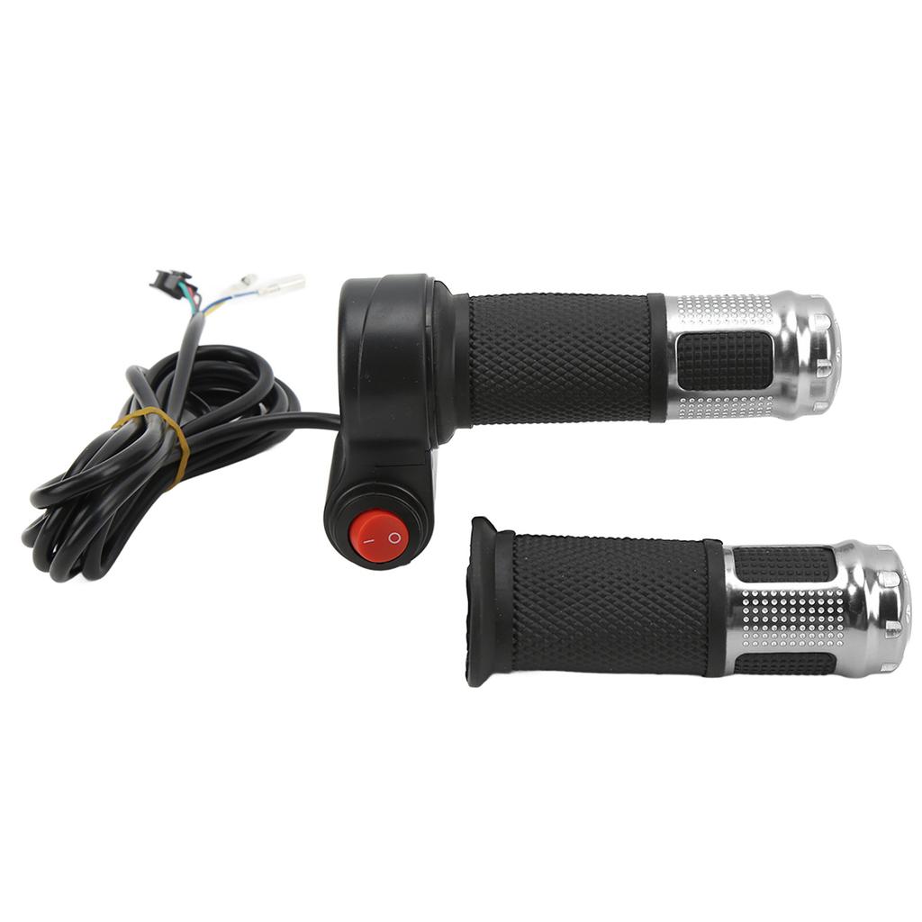 1Pair Twist Throttle Grips Bike Scooter Throttle Handle Grip Speed Governing for Electric