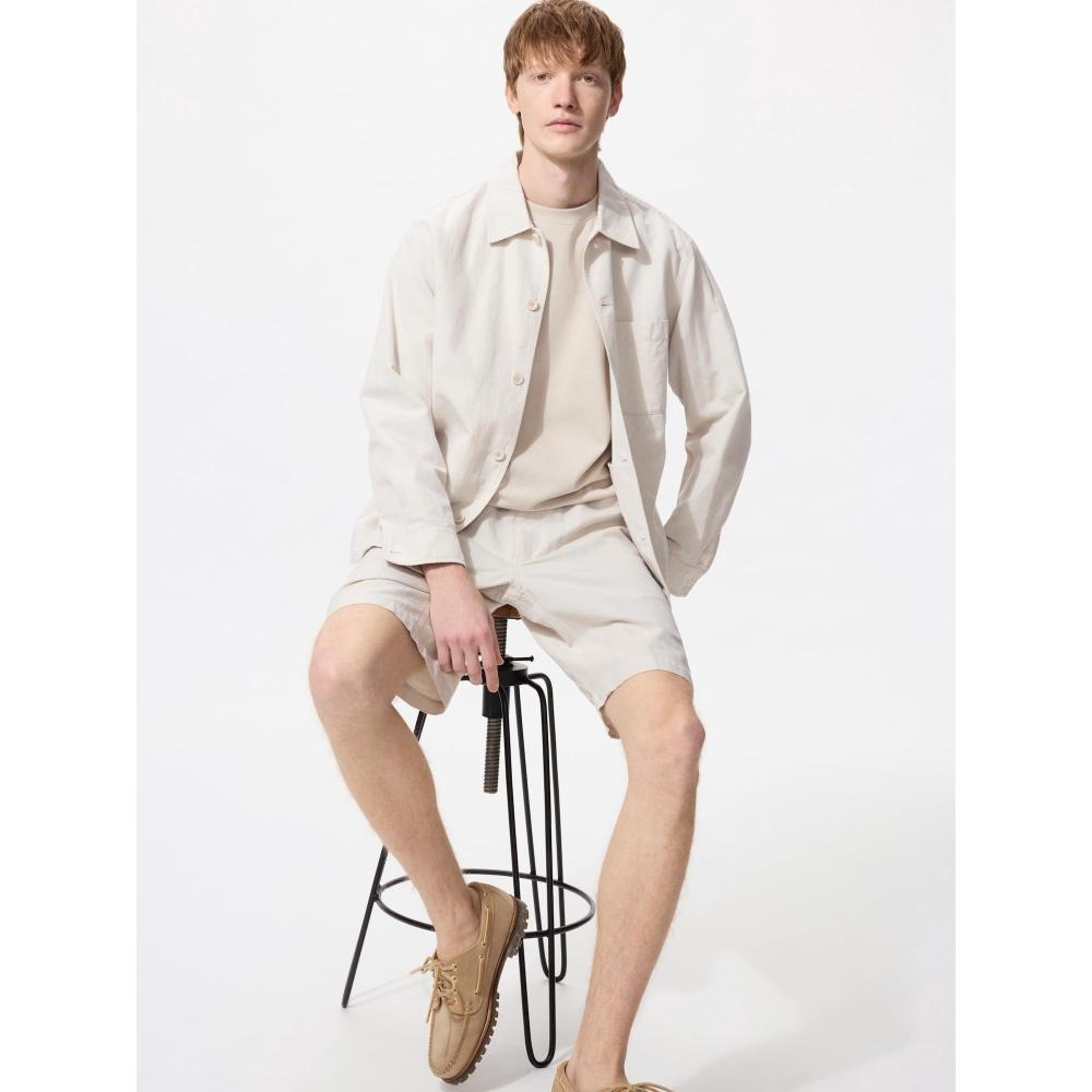 Uniqlo Japan Linen Blend Shorts