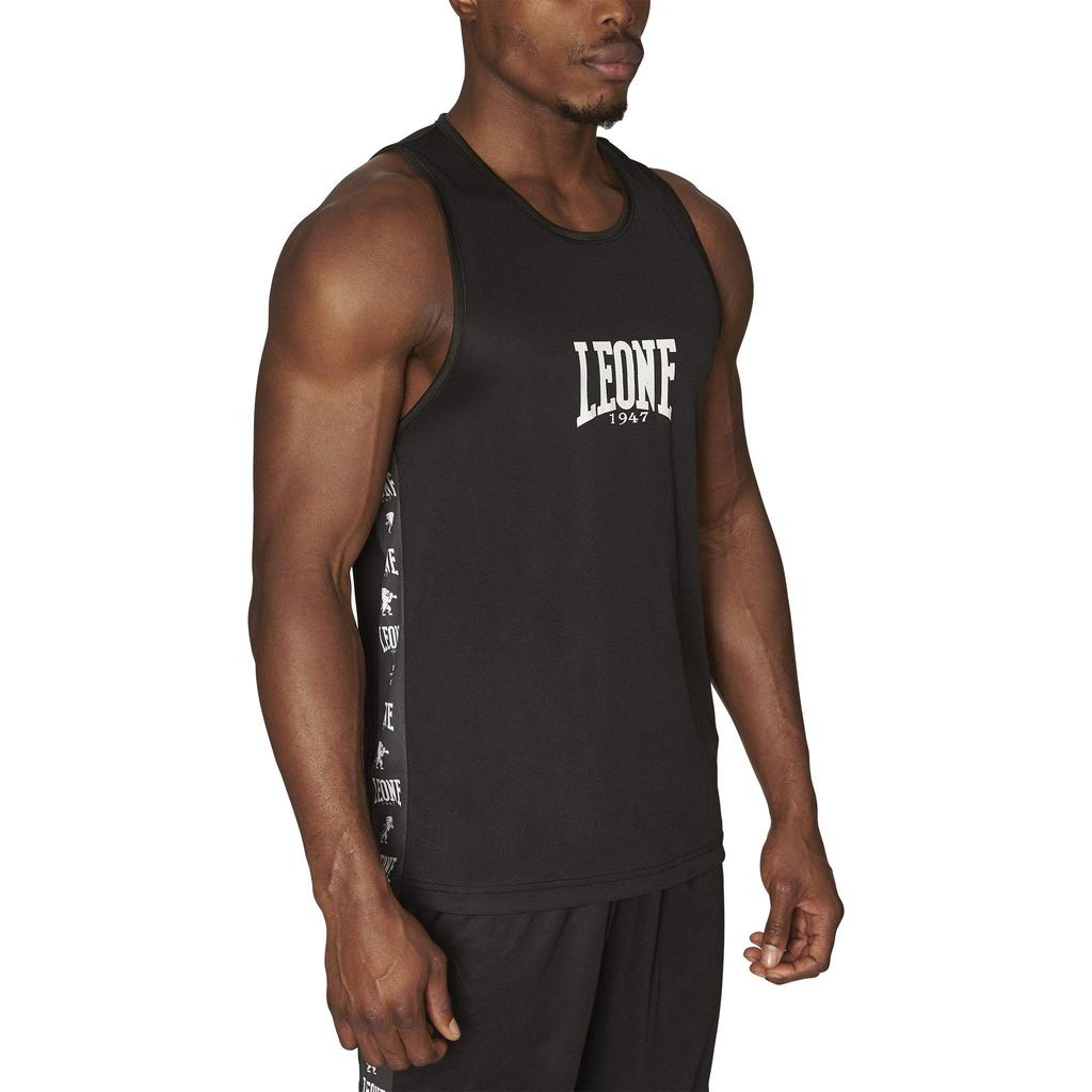 Leone 1947 Boxing Single Ambassador Tank Size M Top, Black,