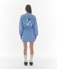 Rest And Recreation Jersey Mini Dress - Blue