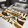 1pc 23849633130 Pattern Carpet, Area Rug For Living Room Bedroom Room Bed Chair Laundry Entryway Corridor Yard Non-slip Outdoor Camping Rug
