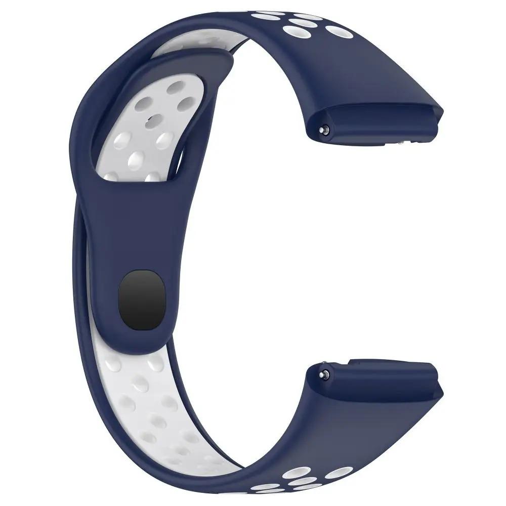 Correa de silicona para Redmi Watch 3 Lite/Active Correa de repuesto para reloj inteligente transpirable de dos colores para Redmi Watch3 Lite/Active Band