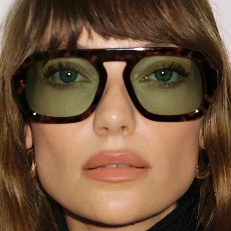 Retro Square Sunglasses Women Fashion Brand Design Gradient Shades UV400 Men Punk Sun Glasses